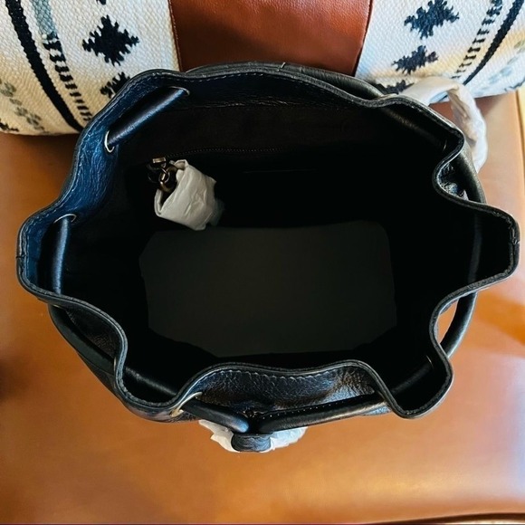 Frye Jade Studded Leather Backpack, ADJUSTABLE Chain/Leather Strap, Black, NWT - Picture 14 of 16